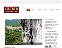 Tablet Screenshot of climbphilippines.com
